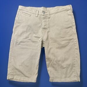 Levi's Shorts Mens 36‎ Khaki Chino Mid-Rise 13" Flat Front Casual Outdoor Cotton